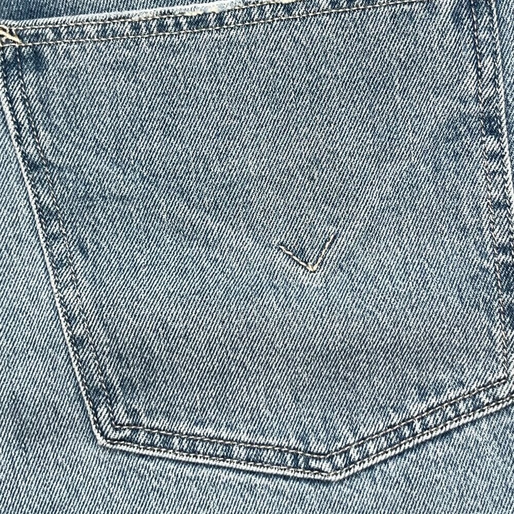 HUDSON JADE HIGH RISE STRAIGHT LOOSE FIT CROP JEANS in PARADISE WASH EUC Size 29 - Picture 7 of 12